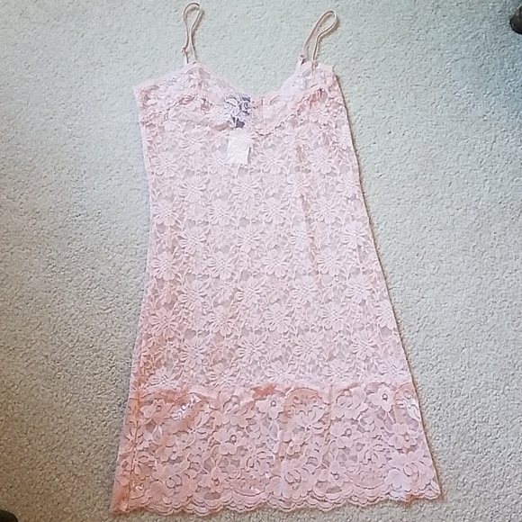 Wet Seal Other - Baby Pink Lace Negligee